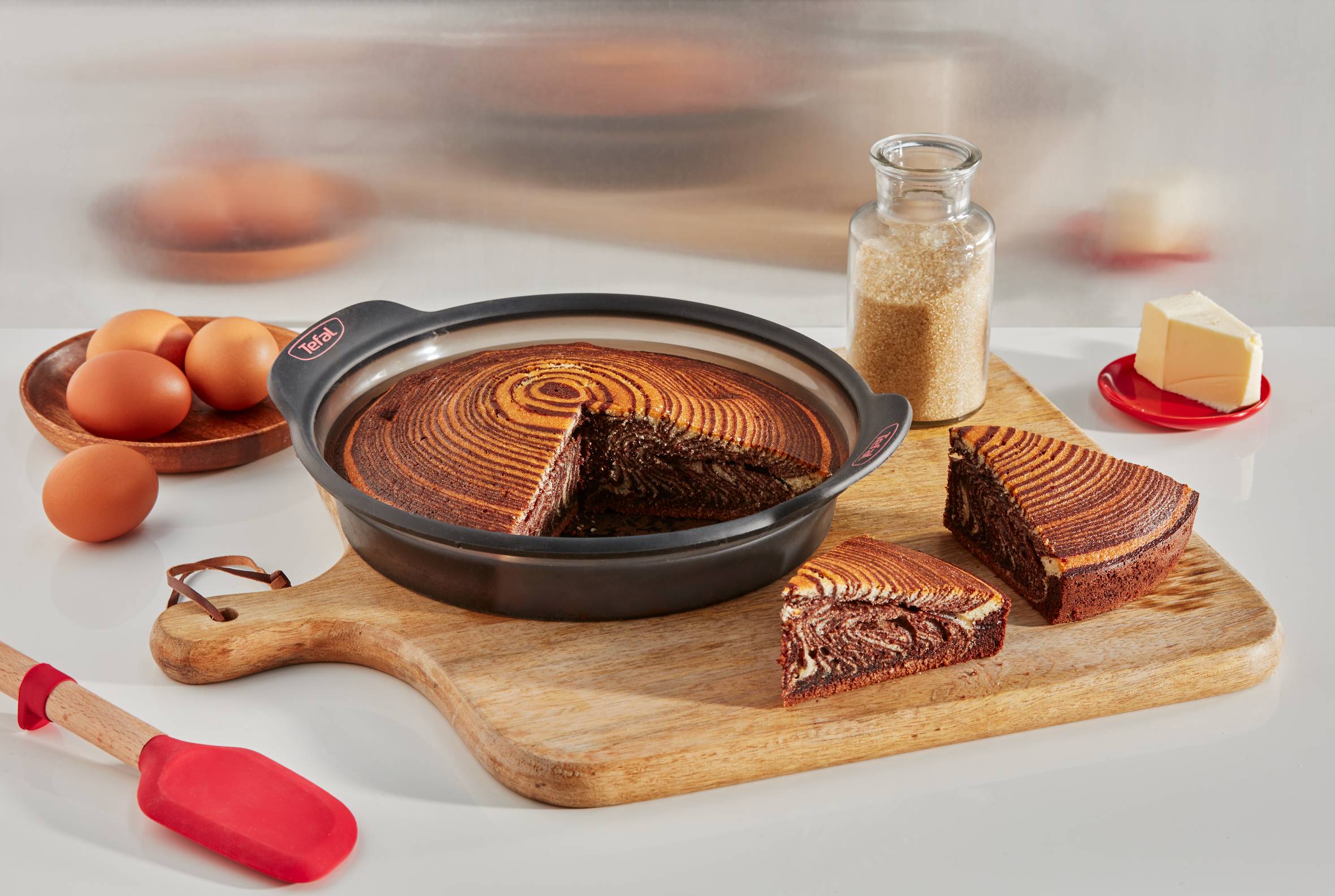 Forma do ciasta okrągła silikonowa TEFAL CRISPYBAKE 24cm