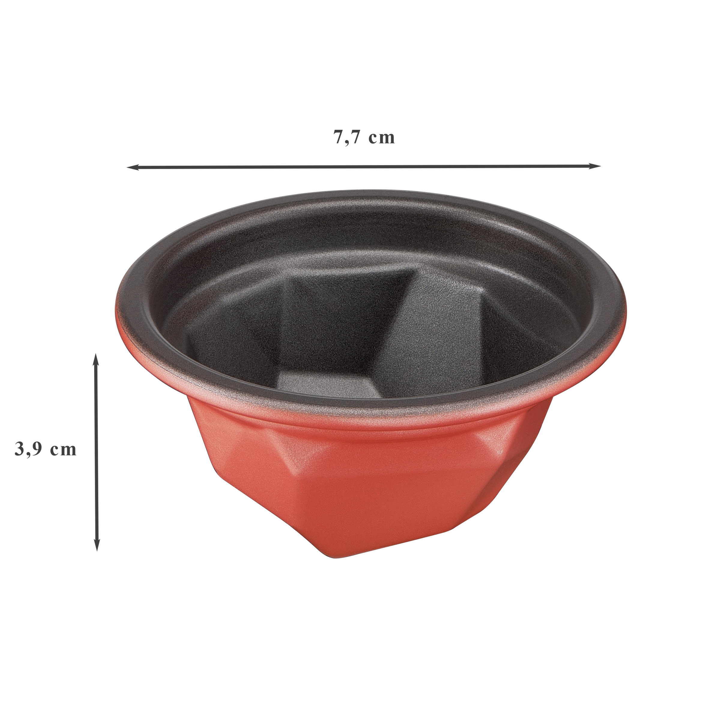 3 formy do pieczenia Creabake w formie skalistej wyspy, 7,5 cm