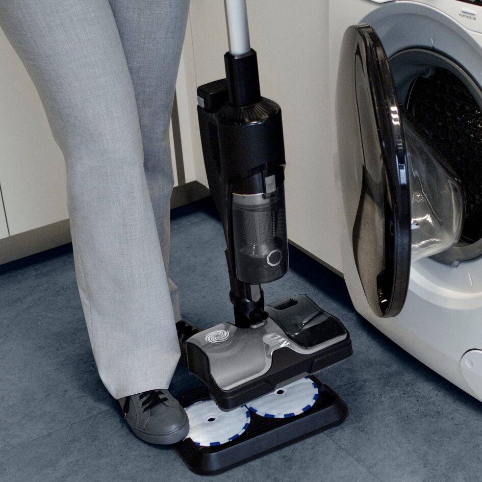 Odkurzacz bezprzewodowy, Tefal Combo 2 w 1, 215 W, 60 min, mopujący