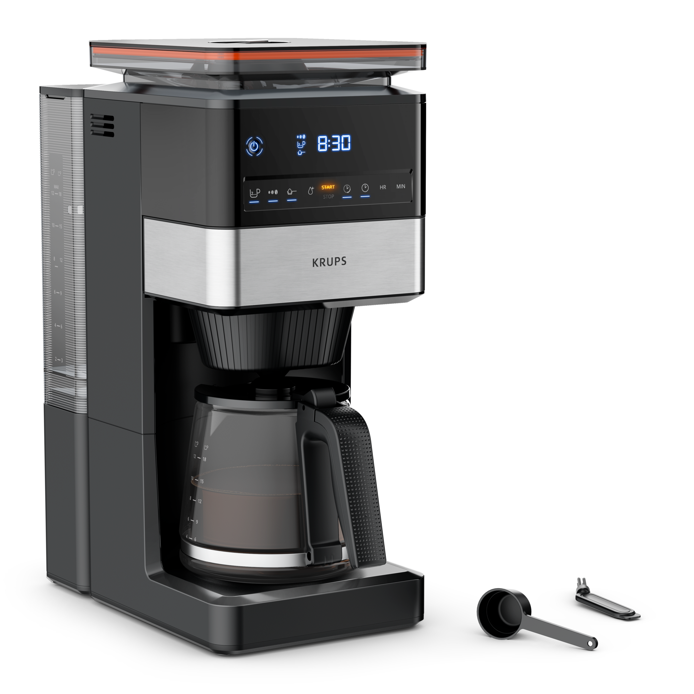 Ekspres do kawy przelewowy z młynkiem KRUPS Grind Aroma XL