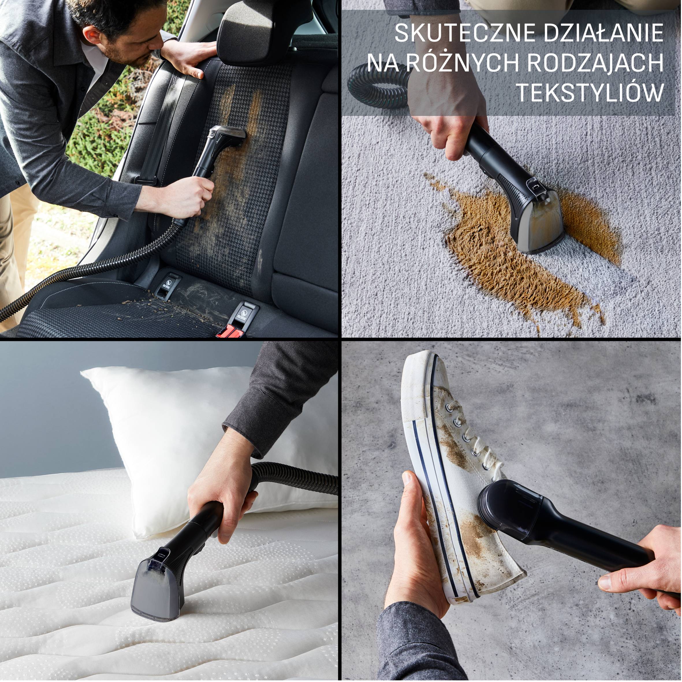 Odkurzacz piorący Tefal Clean It, do dywanów, tapicerki, 750 W