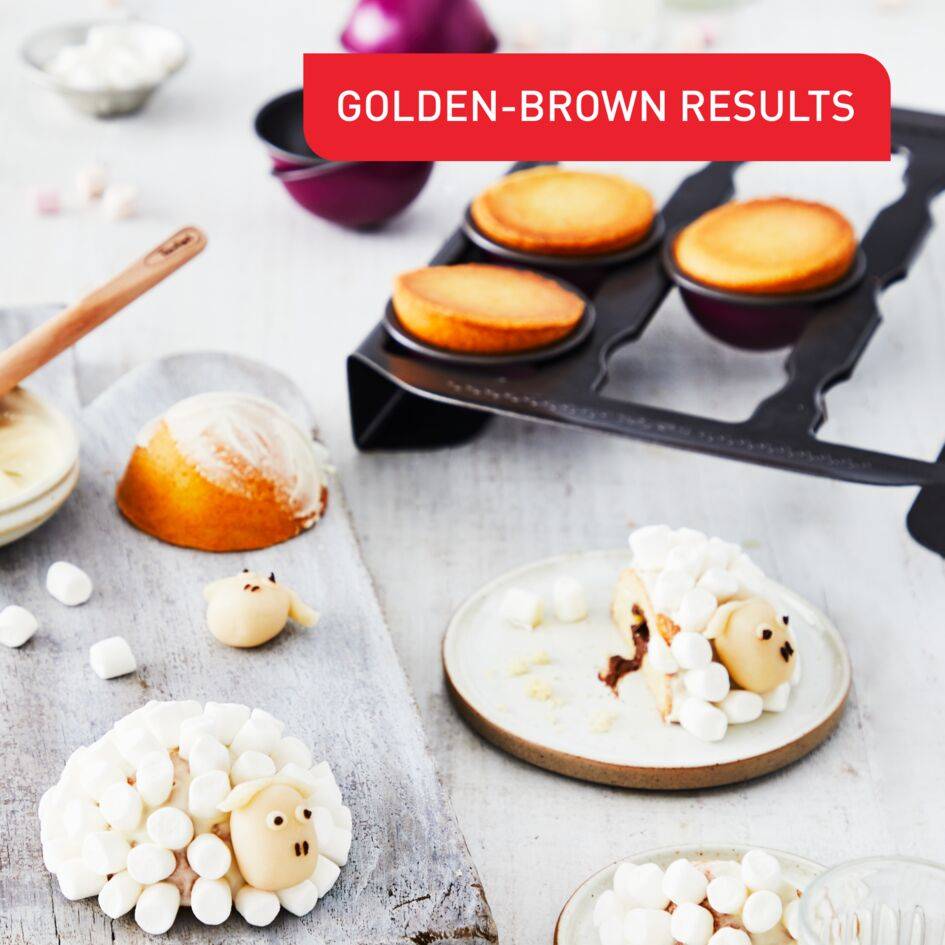 3 kopulaste foremki Creabake, 7,5 cm