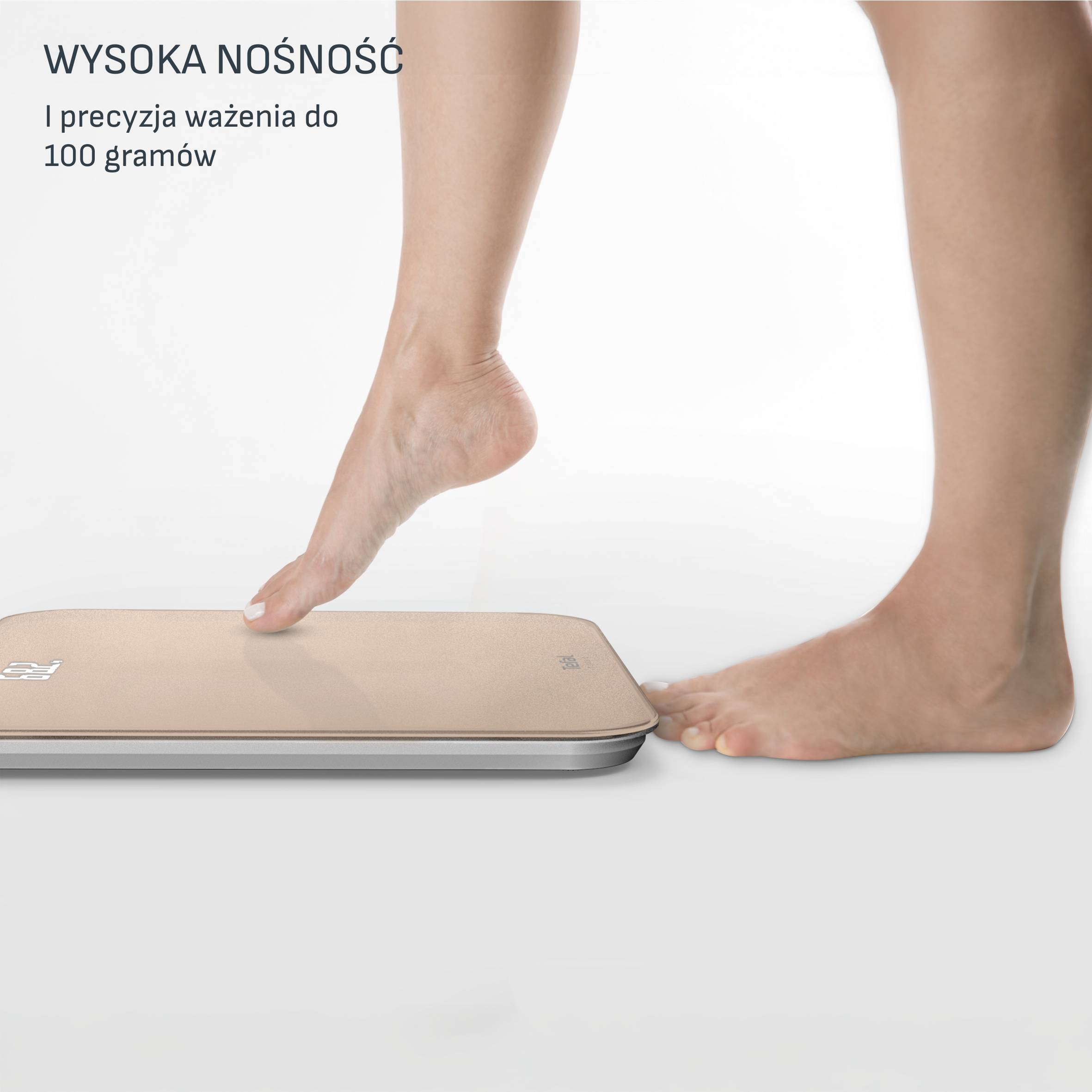 Waga łazienkowa, Tefal Classic, 180 kg, baterie