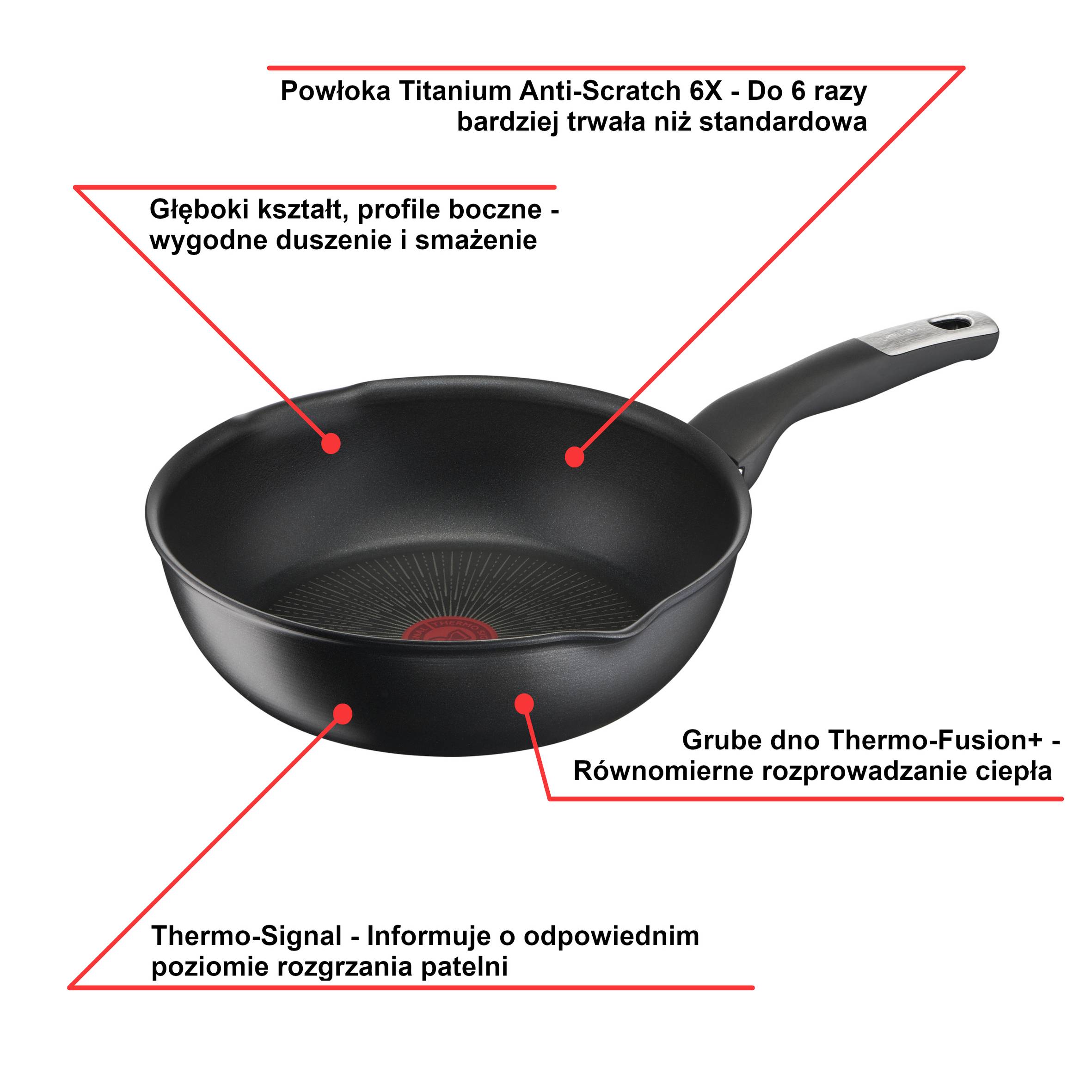 Multipan wok TEFAL UNLIMITED 22cm