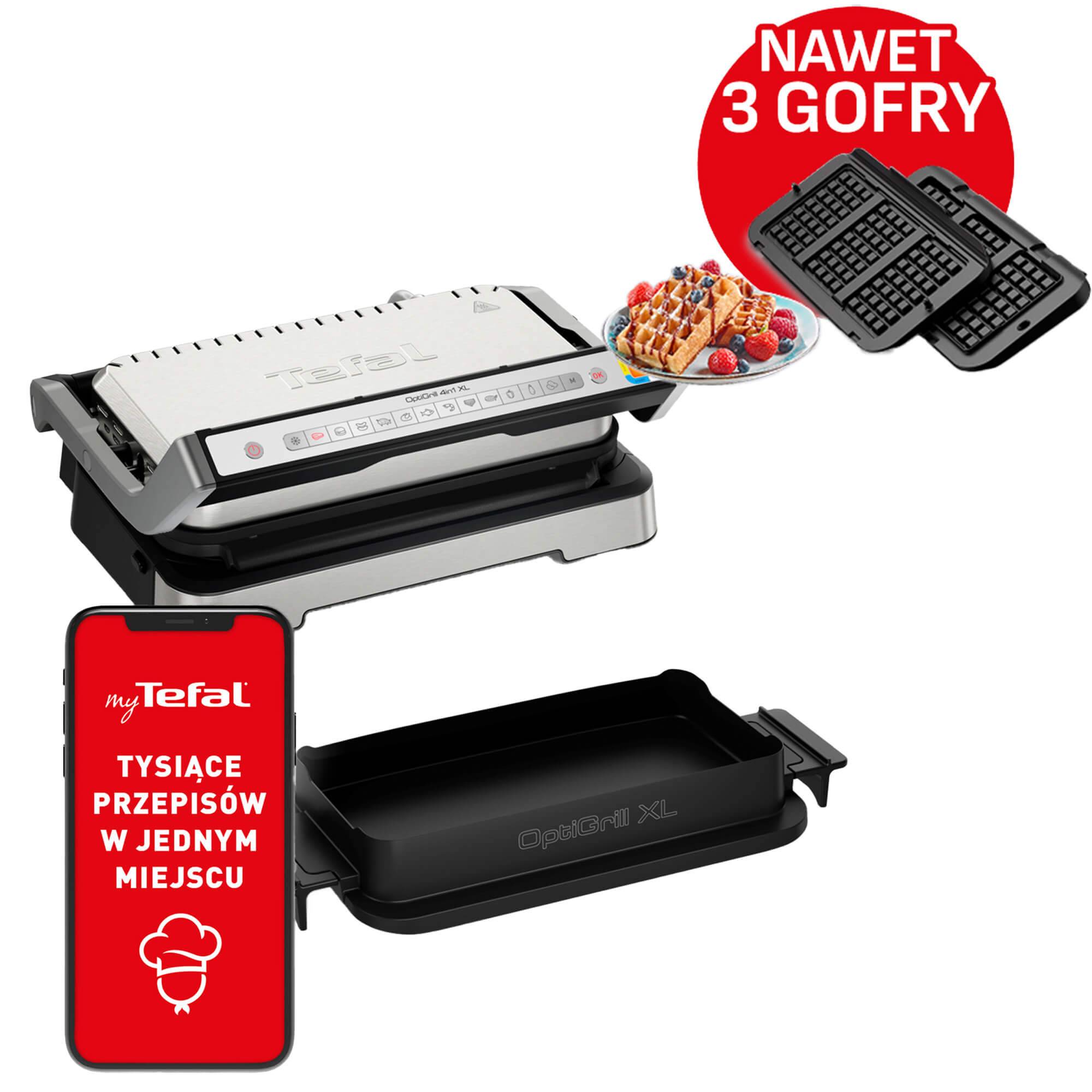 Grill elektryczny TEFAL OptiGrill XL GC784D