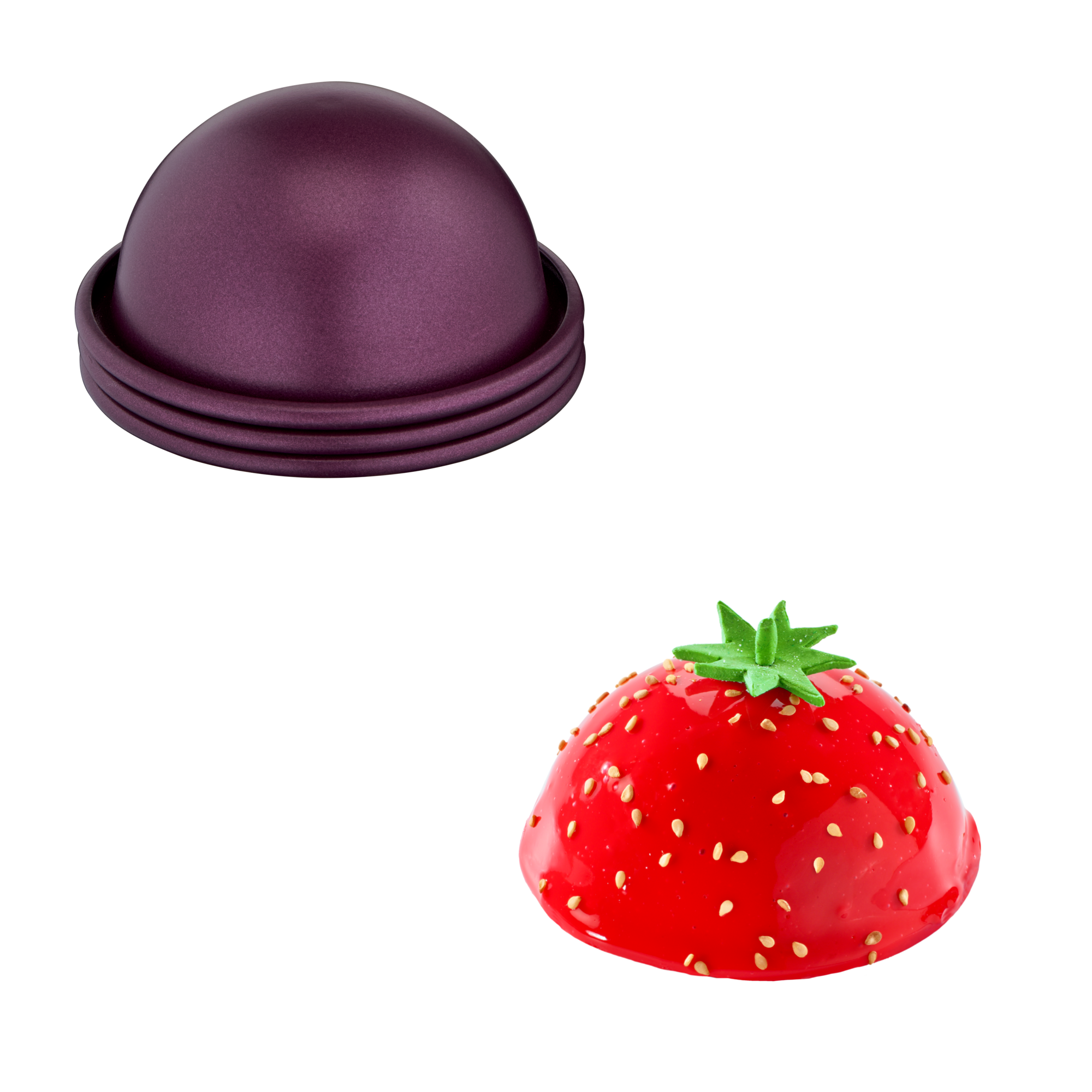 3 kopulaste foremki Creabake, 7,5 cm