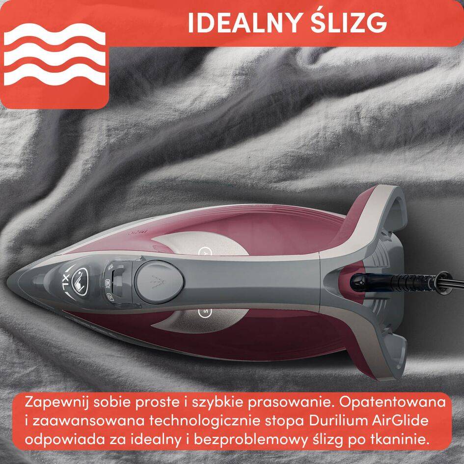 Żelazko parowe, Tefal Smart Protect Plus FV6870, tryb auto