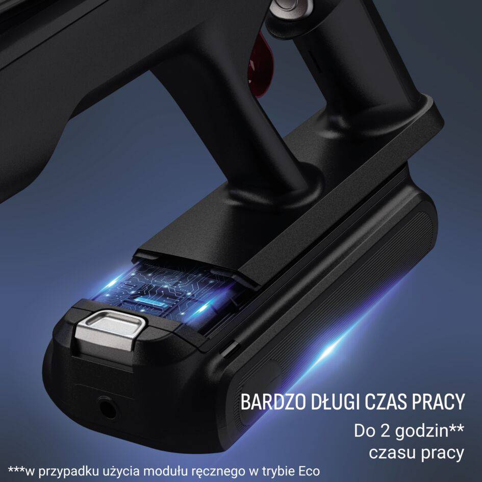 Odkurzacz bezprzewodowy, Tefal X-Force Flex 16.60, 315 AW, 55 min, mopowanie