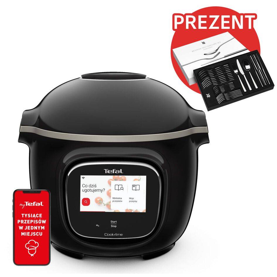 Inteligentny multicooker TEFAL COOK4ME TOUCH WIFI CY9128