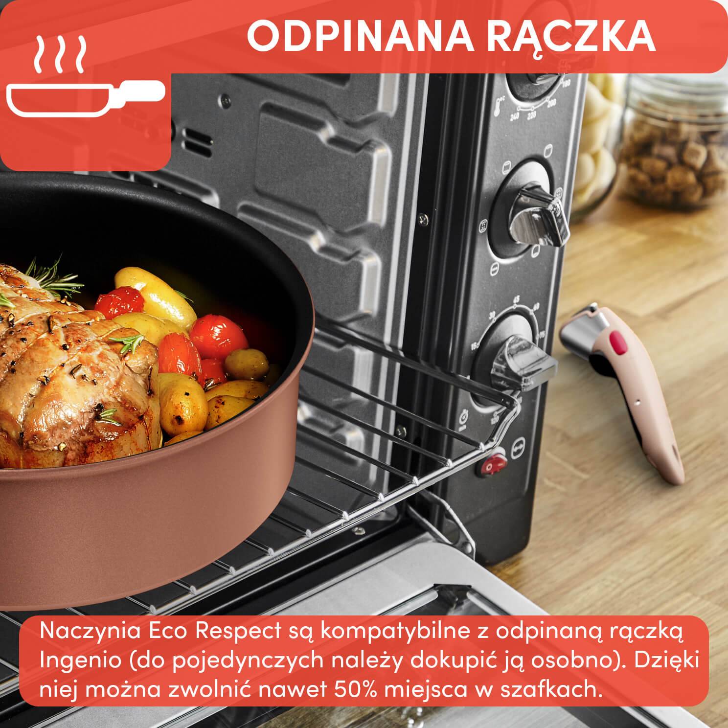 Zestaw patelni TEFAL INGENIO ECO RESPECT - 3 elementy