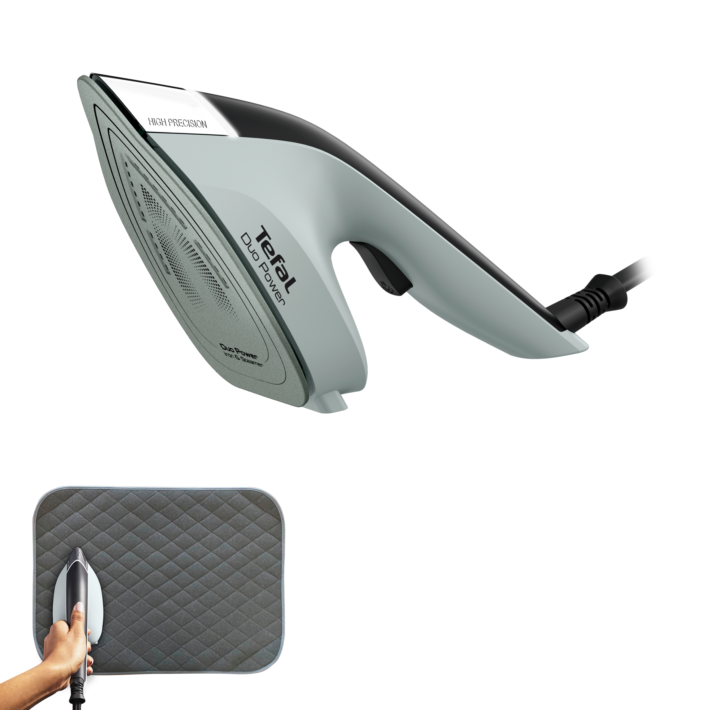 Parownica, Tefal Duo Power, mata do prasowania