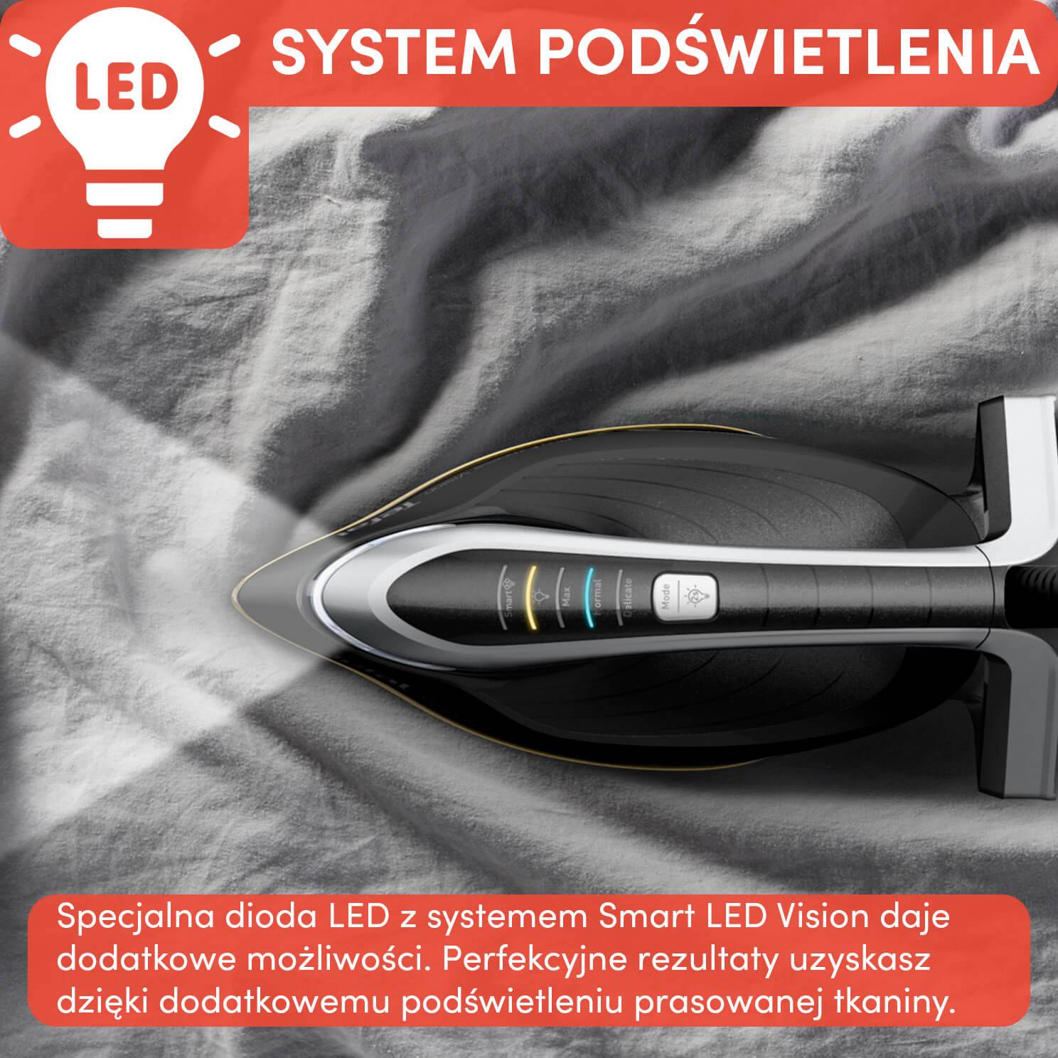 Generator pary, Tefal Pro Express Vision, 180 g/min, 9 bar, cichy