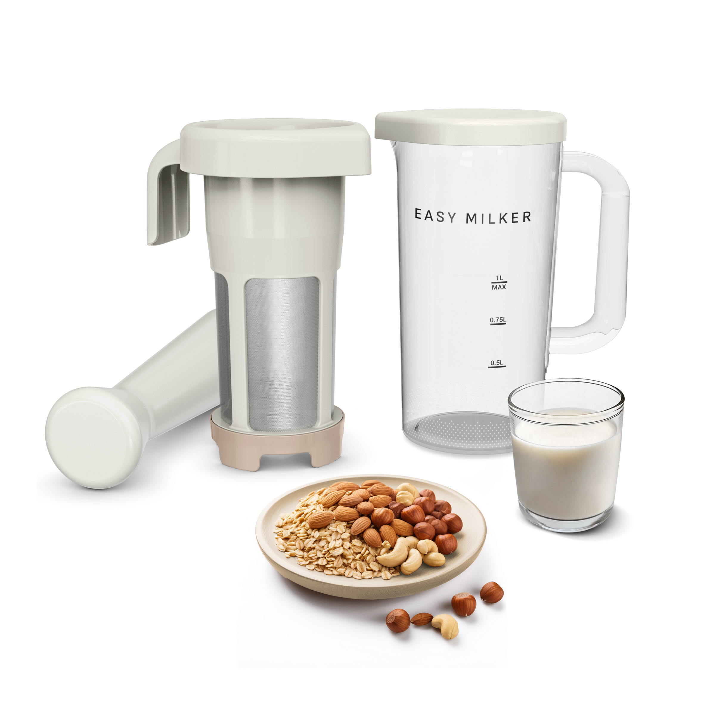 Easy Milker, Plant-Based Milk Maker, Quick & Easy, Customized Results