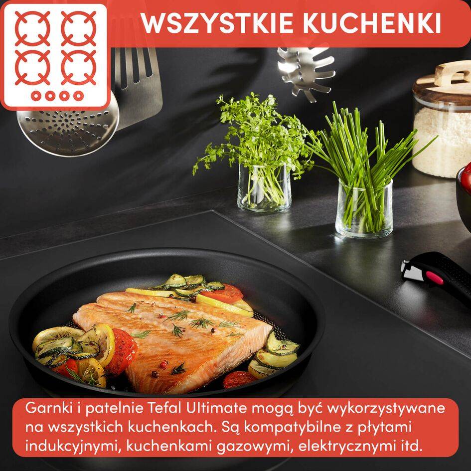 Zestaw garnków TEFAL INGENIO ULTIMATE - 4 elementy