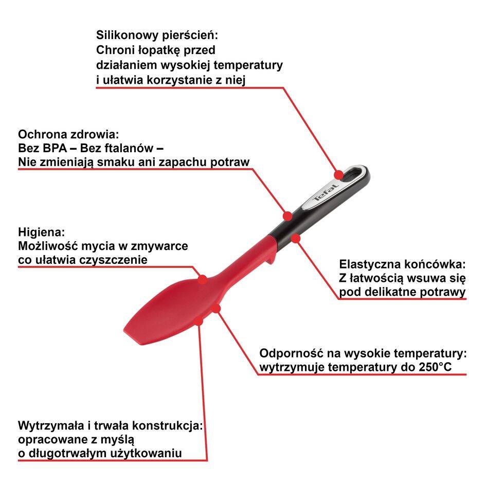 Łopatka silikonowa TEFAL INGENIO