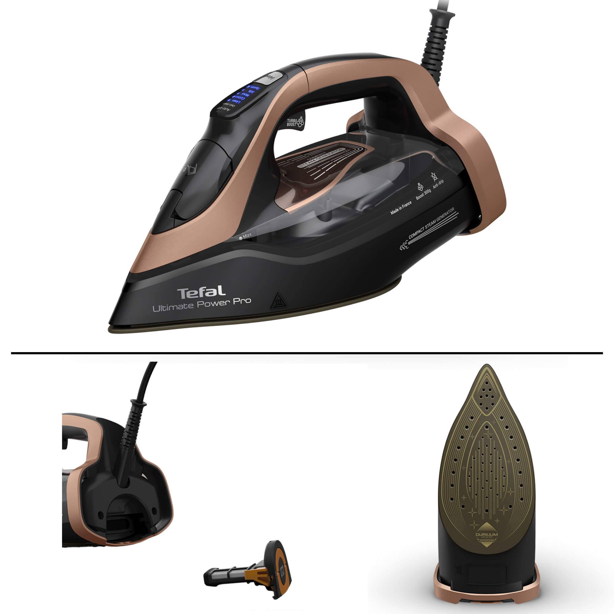 Żelazko parowe, Tefal Power, 3200W, mocne, automatyczne wyłączanie