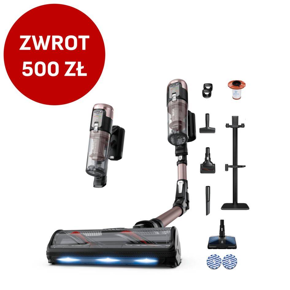 Odkurzacz bezprzewodowy, Tefal X-Force Flex 16.60, 315 AW, 120 min, mopowanie 