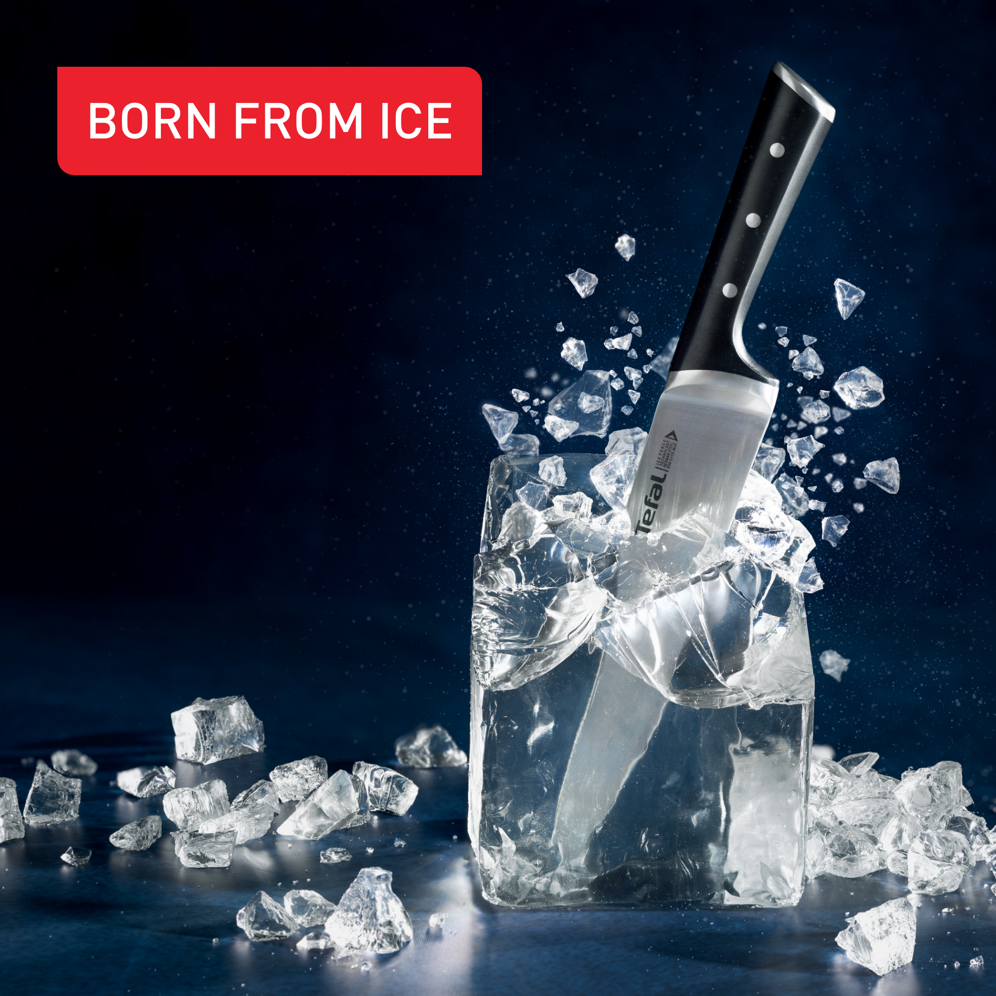 Zestaw 4 noży do steków Ice Force 11cm