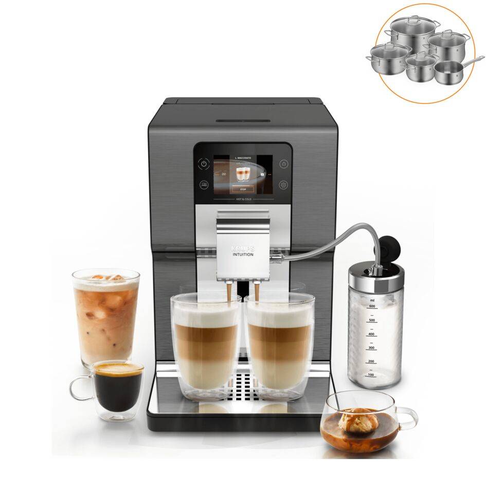 Ekspres do kawy ciśnieniowy KRUPS Intuition Experience Hot&Cold EA879N