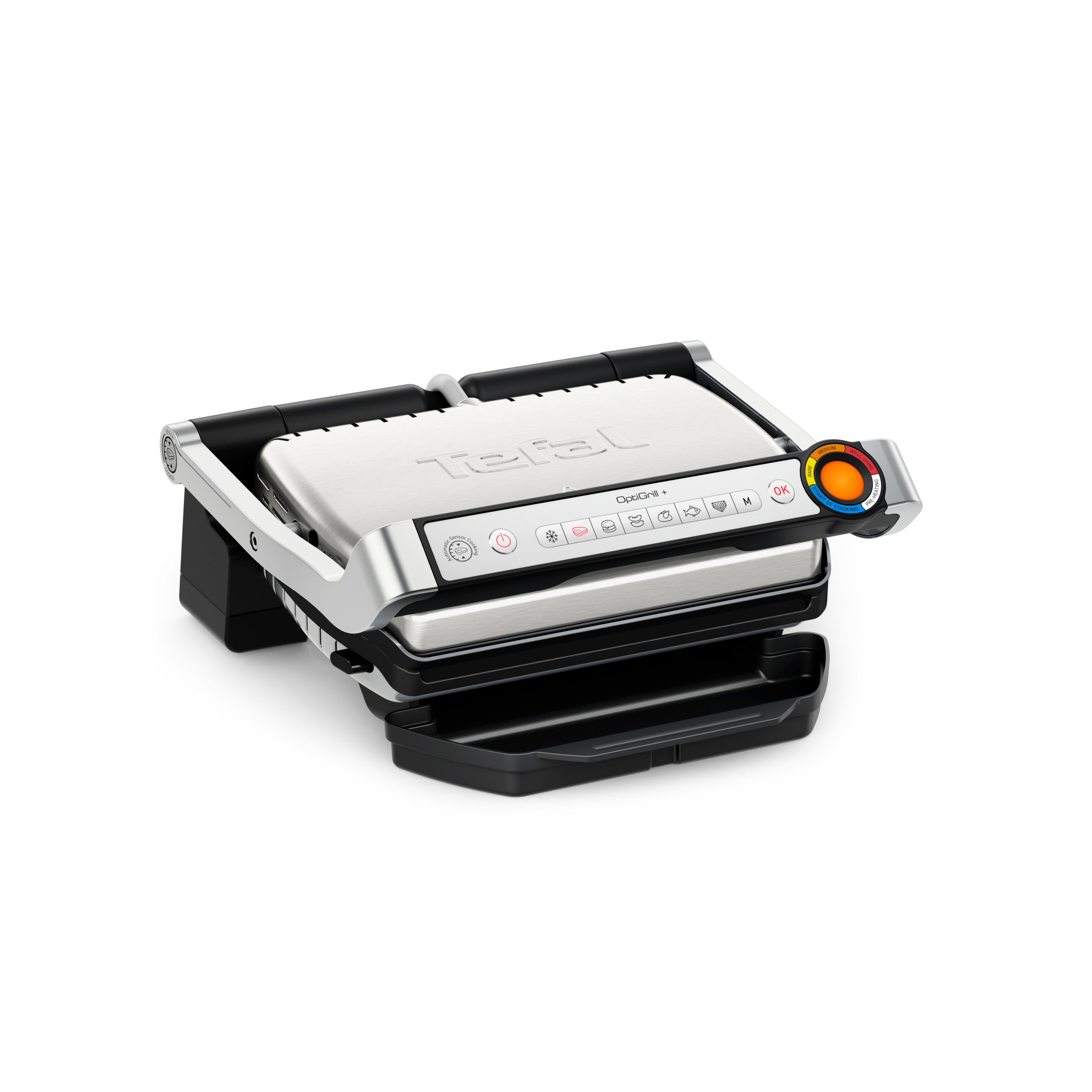 OptiGrill+, Intelligent Contact Grill, Perfect Results, No Monitoring, 6 Automatic Programs+