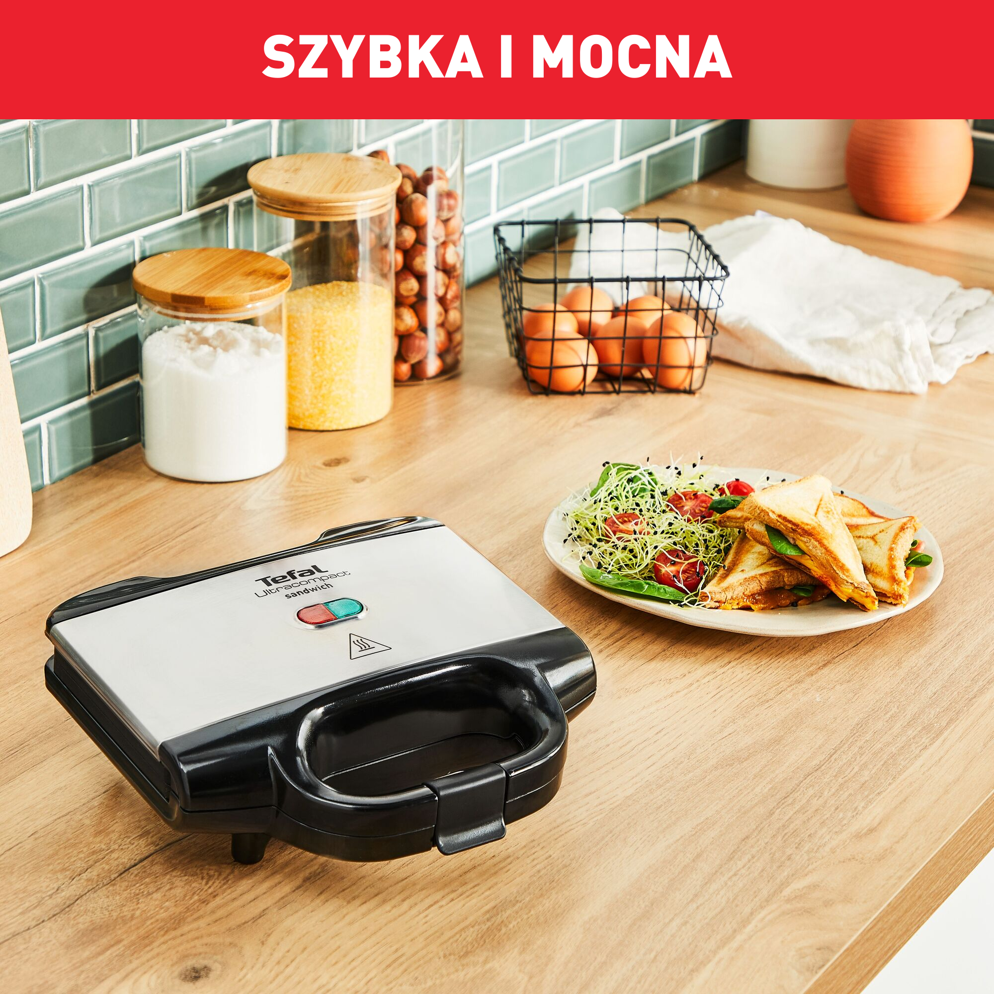 Opiekacz do kanapek Tefal UltraCompact SM1552