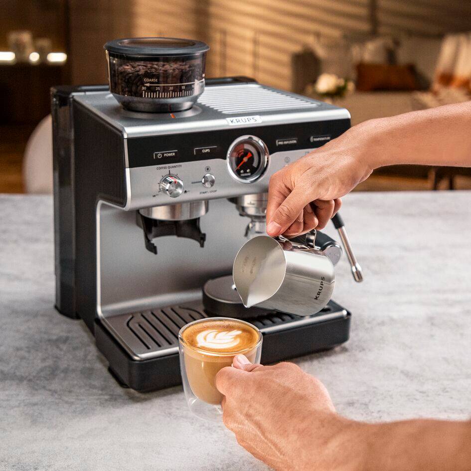 Ekspres kolbowy z młynkiem KRUPS Precision XP801T