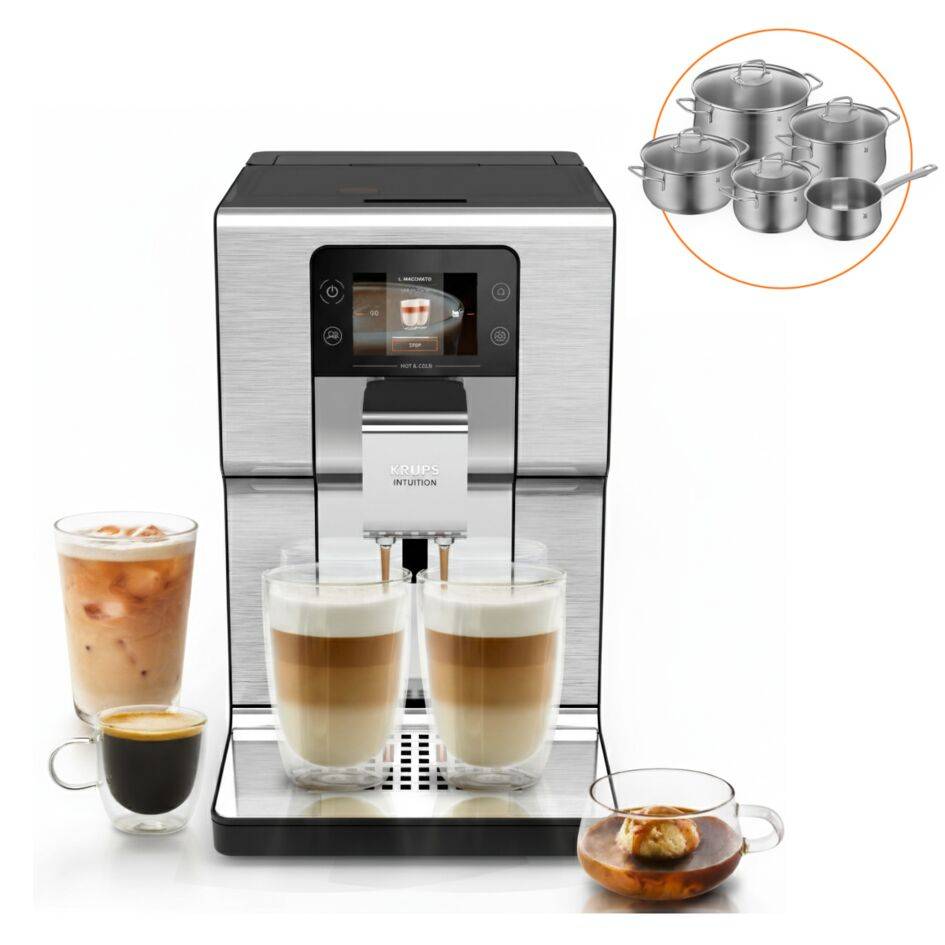 Ekspres do kawy ciśnieniowy KRUPS Intuition Experience Hot&Cold EA879E