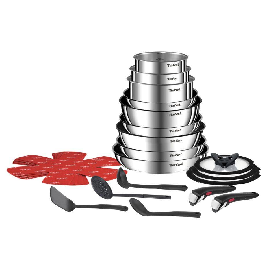 Zestaw patelni i garnków TEFAL INGENIO EMOTION - 22 elementy