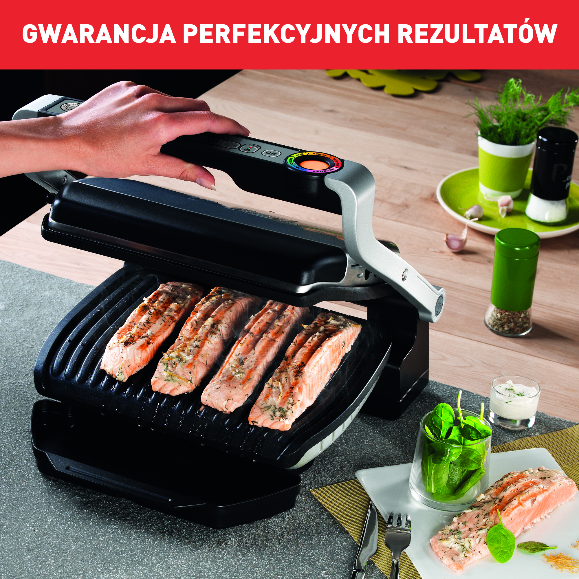 Grill elektryczny TEFAL OPTIGRILL+ GC712D