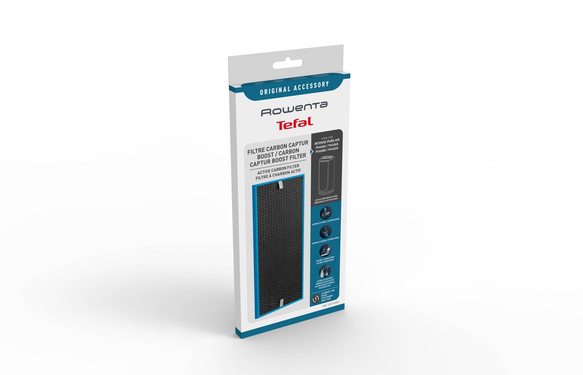 FILTR CARBON CAPTUR BOOST XD7160E0 do oczyszczaczy powietrza Intense Pure Air