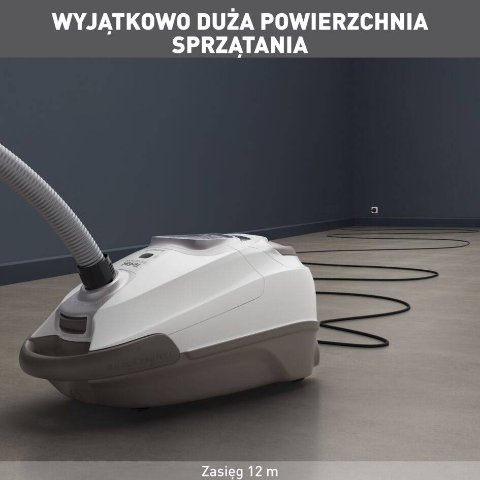 Tefal Silence Force Allergy+, odkurzacz workowy, 400 W, dla alergików, cichy