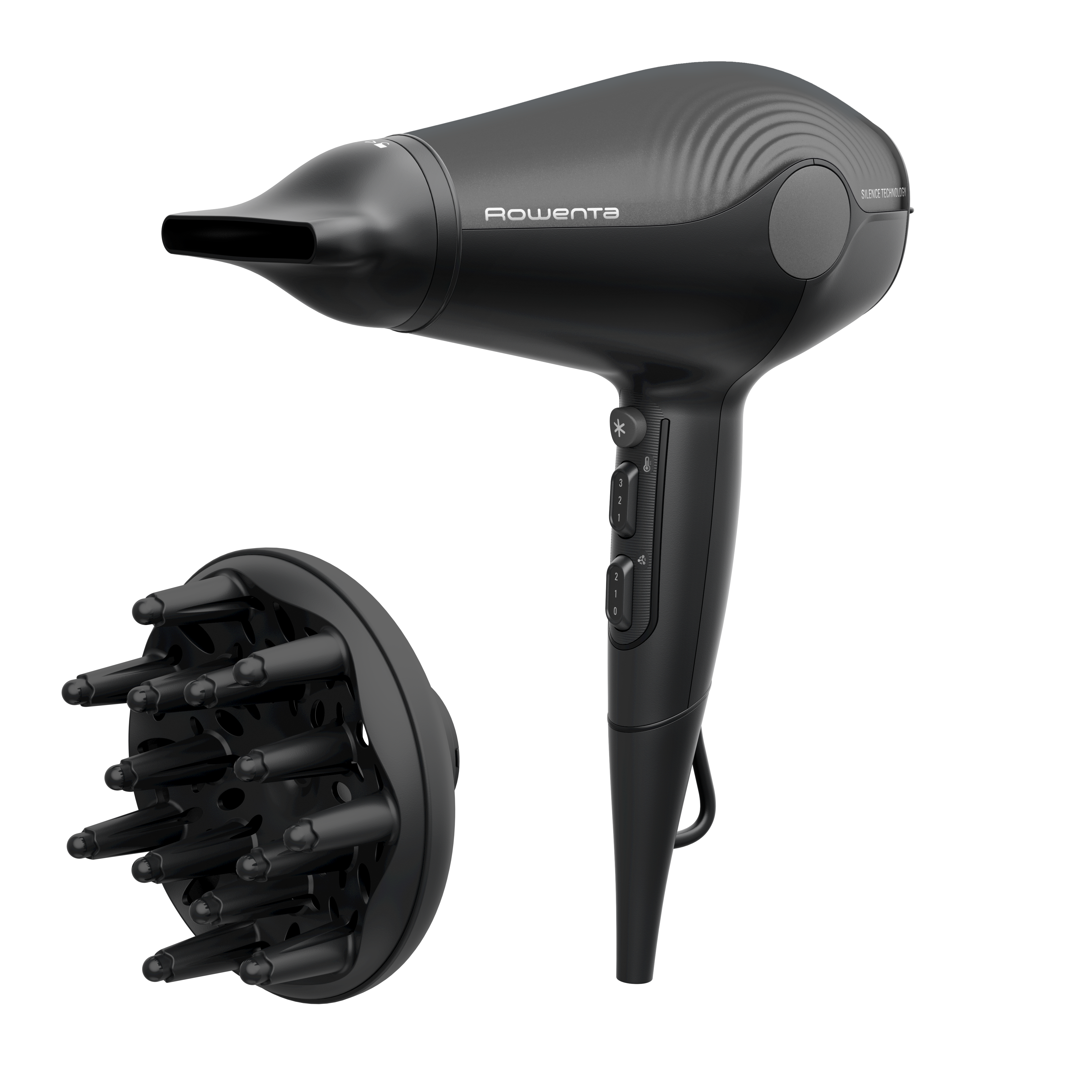 Suszarka do włosów, Rowenta Ultra Silence, dyfuzor, 2100EW