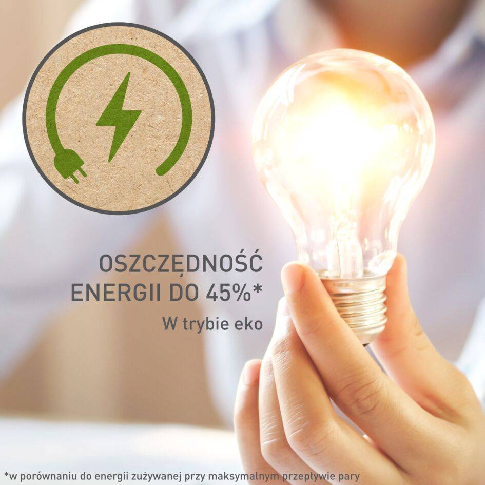 Pro Express Eco, żelazko z generatorem pary, energooszczędna, ekologiczna stacja parowa