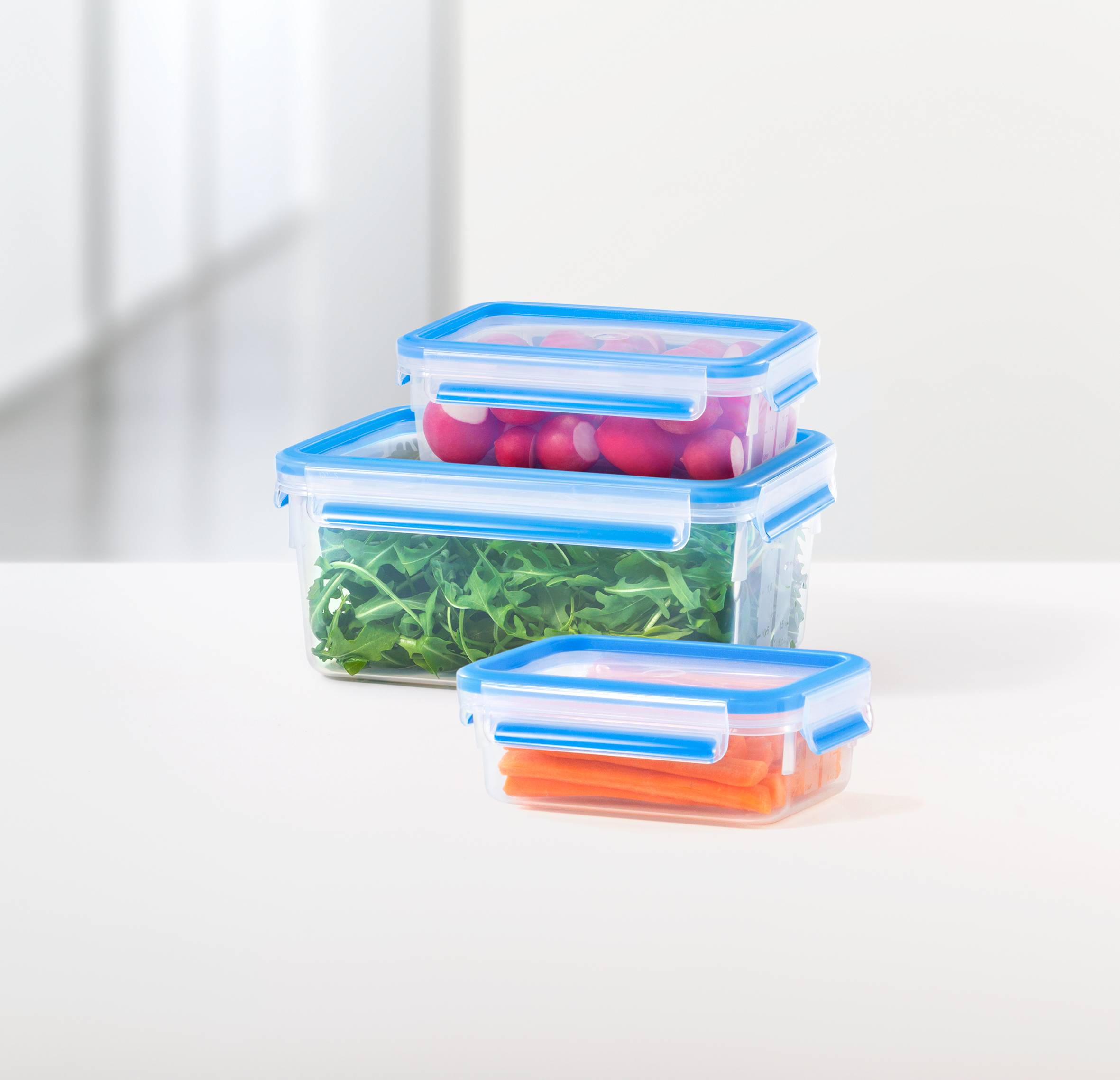 Zestaw pojemników lunchbox TEFAL MASTERSEAL 0,55/1/2,3l