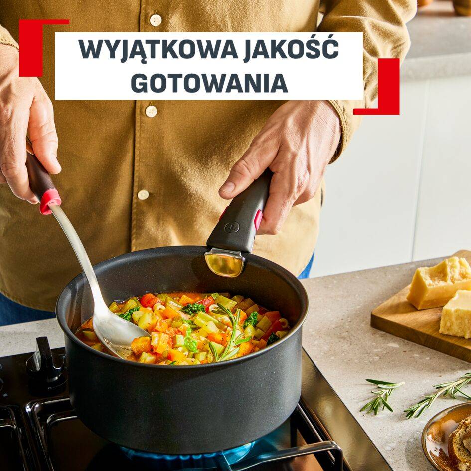 Rondel Ingenio Excellence+ 20 cm, możliwość układania w stos, powłoka nieprzywierająca, kompatybilny z indukcją