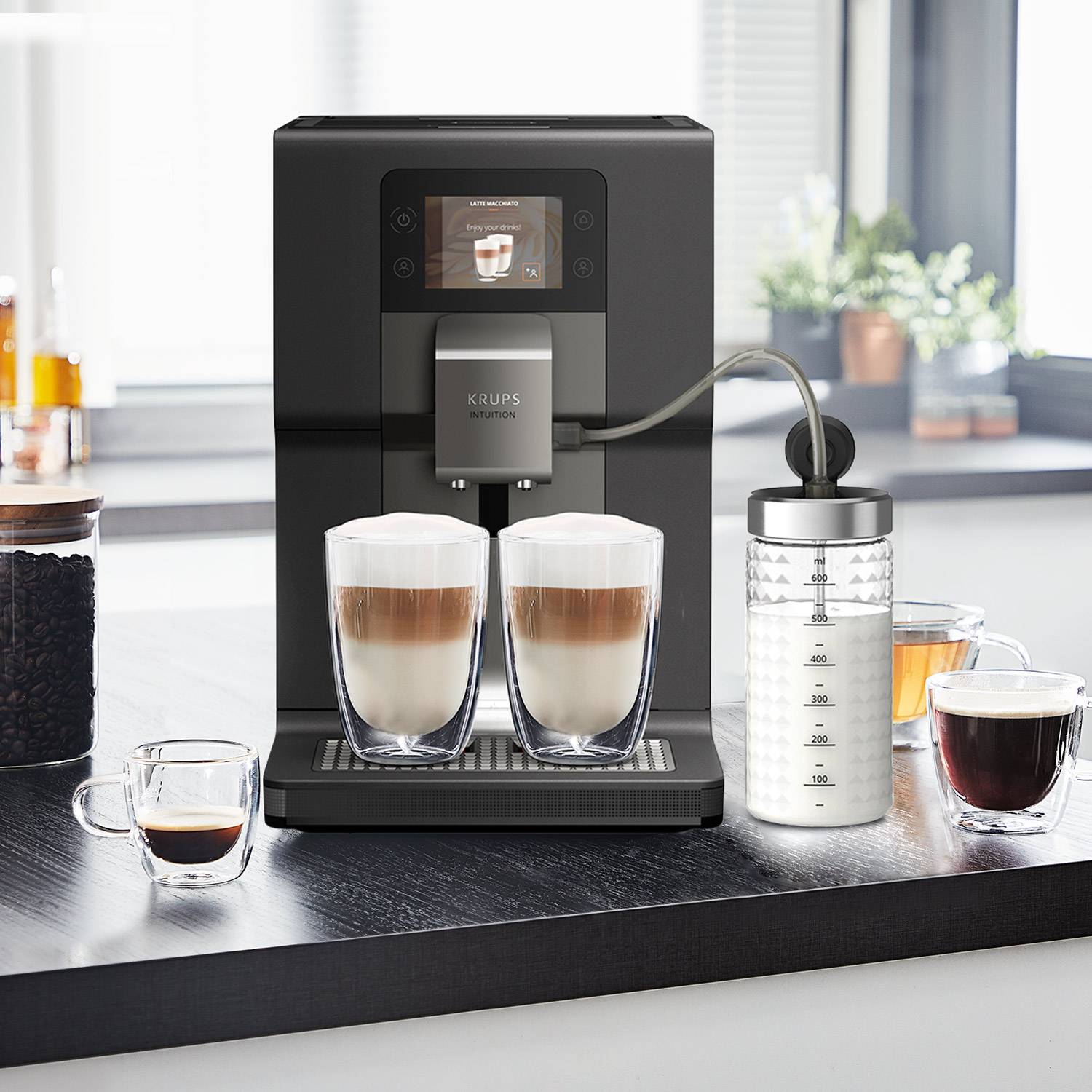 Ekspres do kawy automatyczny KRUPS INTUITION PREFERENCE+ EA875U (grafit)