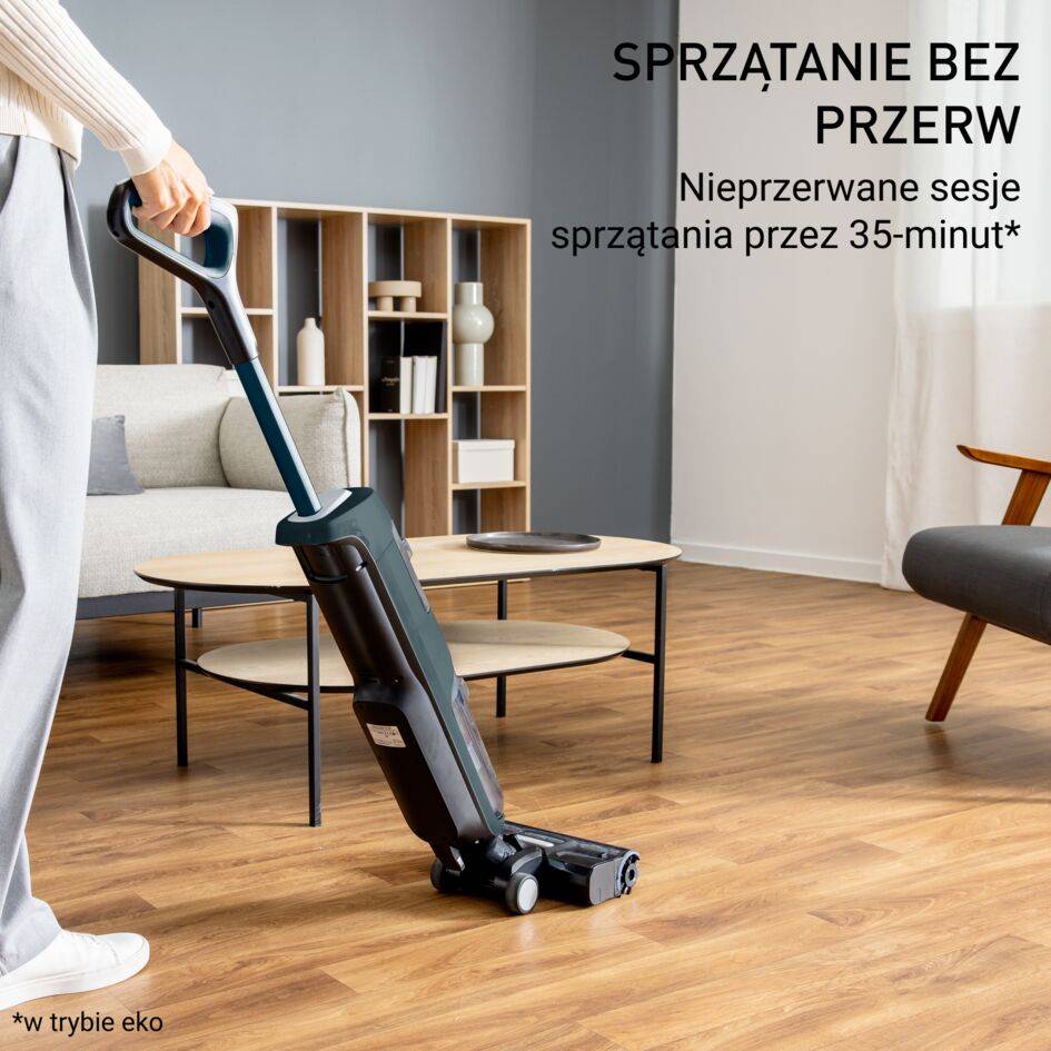 Bezprzewodowy odkurzacz myjący Tefal X-Clean 2, 35 min, samoczyszczenie