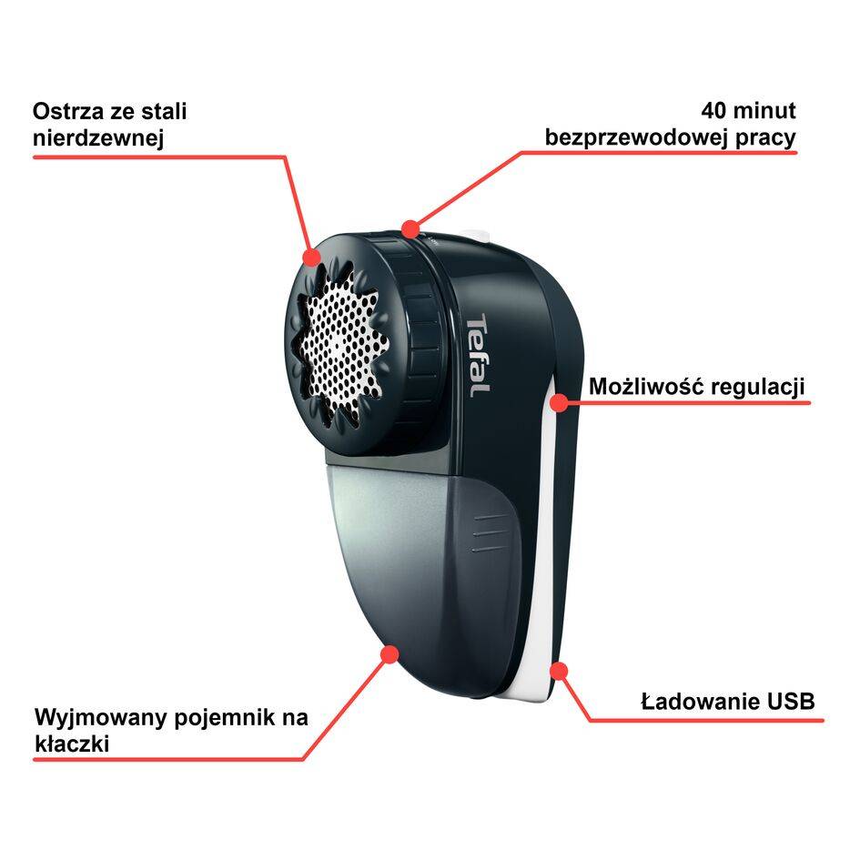 Golarka bezprzewodowa do ubrań akumulatorowa JB7002