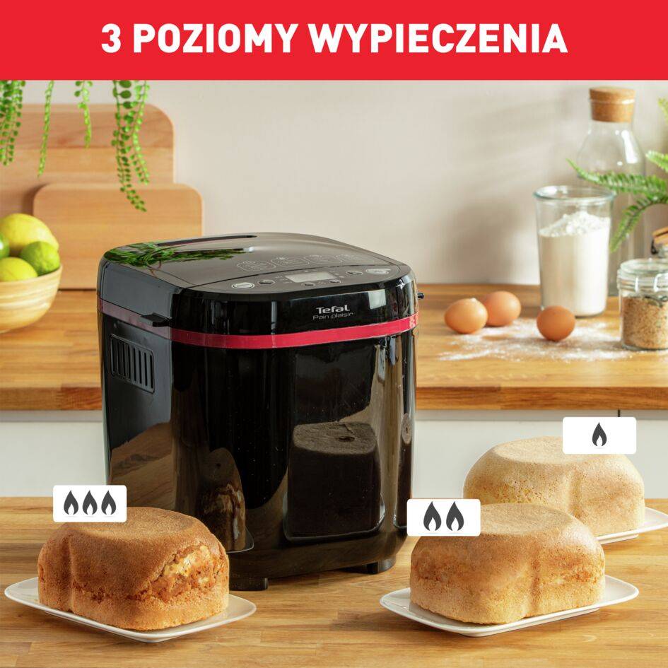 Wypiekacz do chleba, Pain&Plaisir PF2208, 17 programów, 700W, 1kg