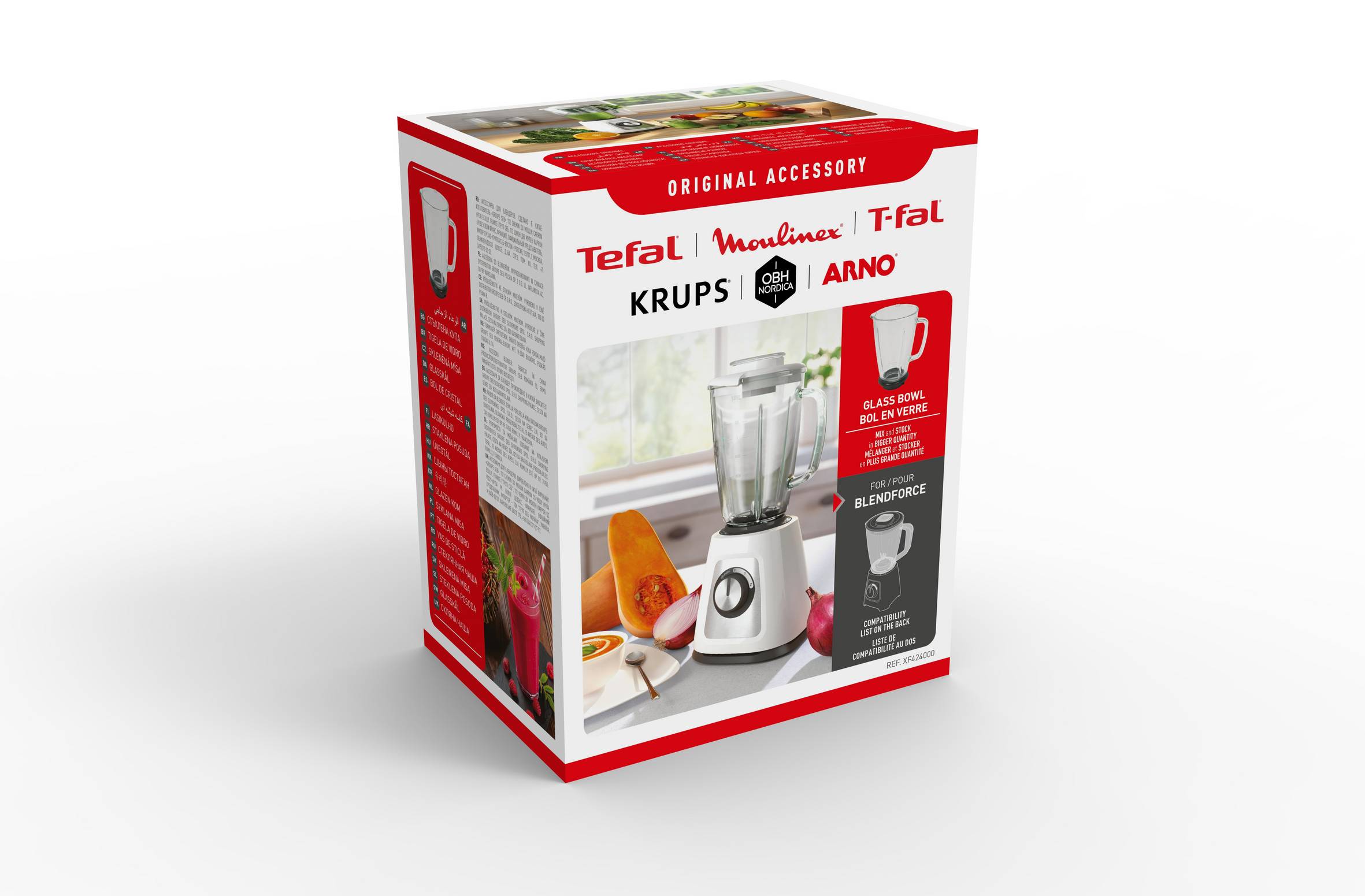 Kompletna misa szklana blendera XF424000