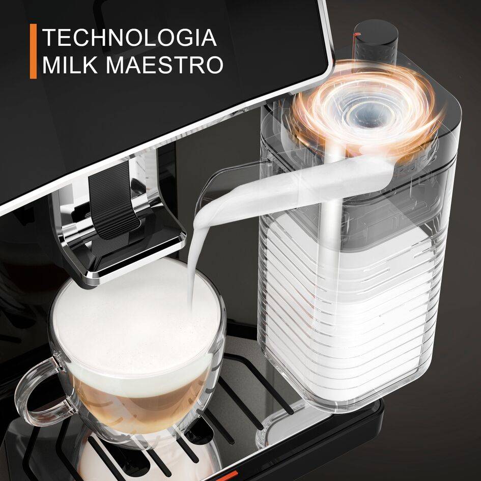 Ekspres ciśnieniowy do kawy KRUPS Sensation Milk EA9129 (ciemny brąz/czarny)