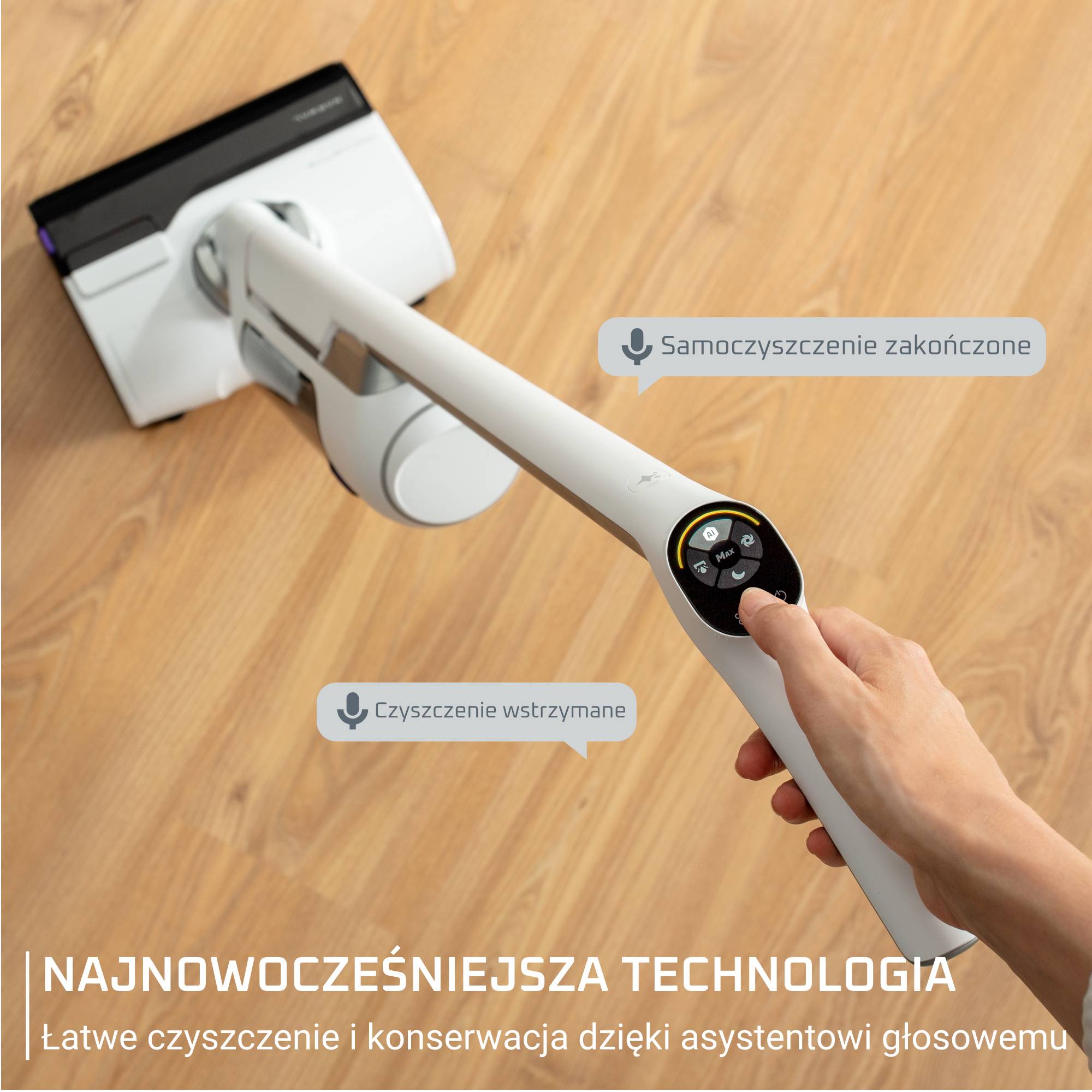 Bezprzewodowy odkurzacz myjący Tefal X-Clean 10, 60 min, samoczyszczenie i suszenie