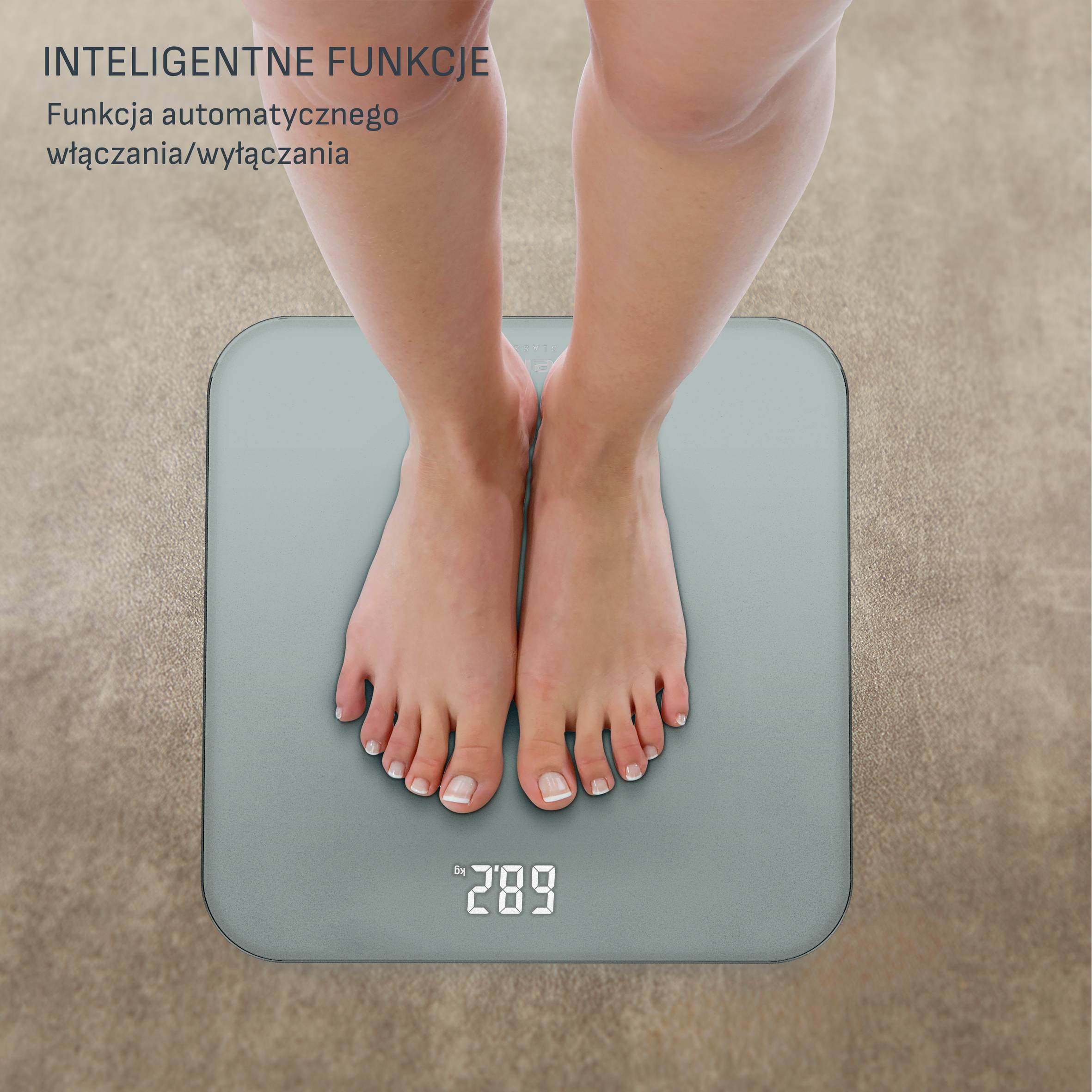 Waga łazienkowa, Tefal Classic, 180 kg, baterie