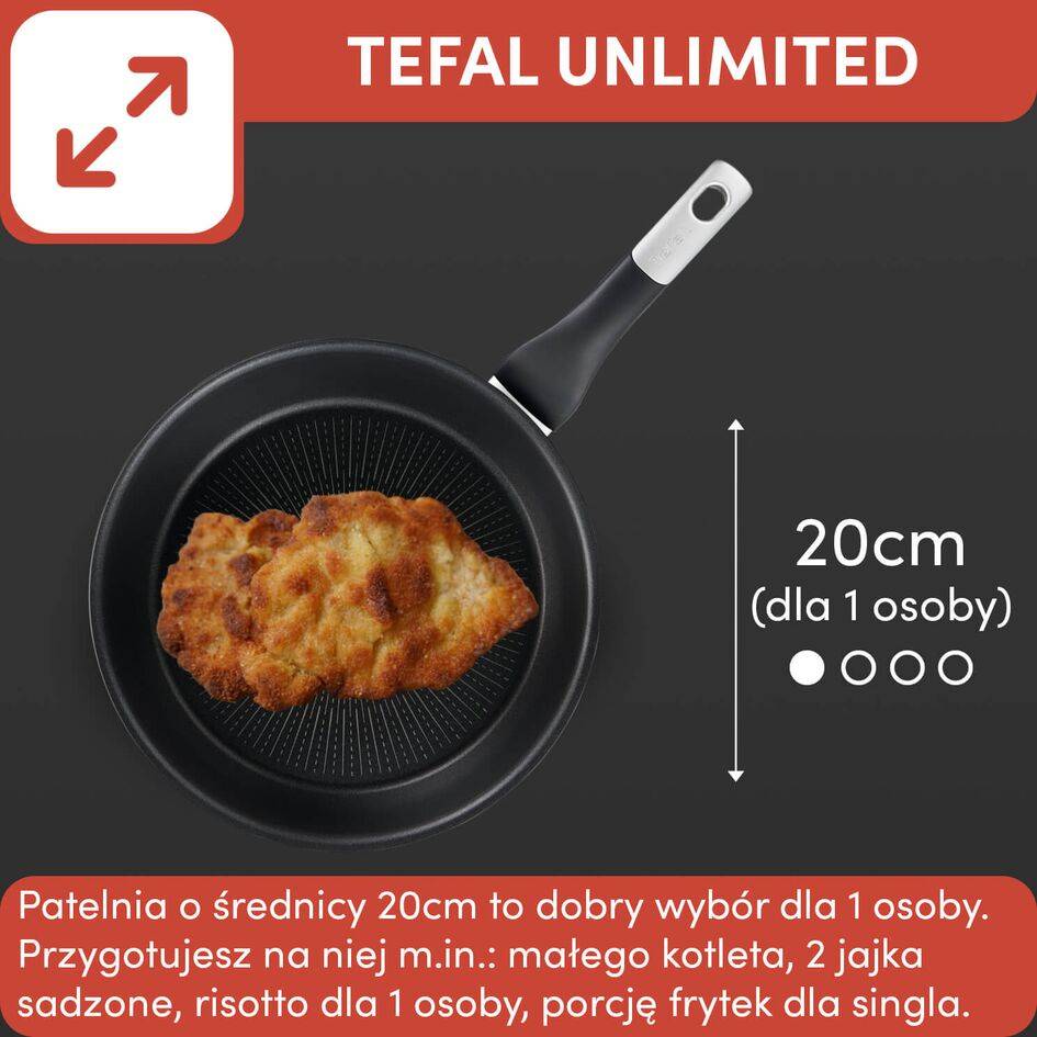 Patelnia TEFAL UNLIMITED 20cm