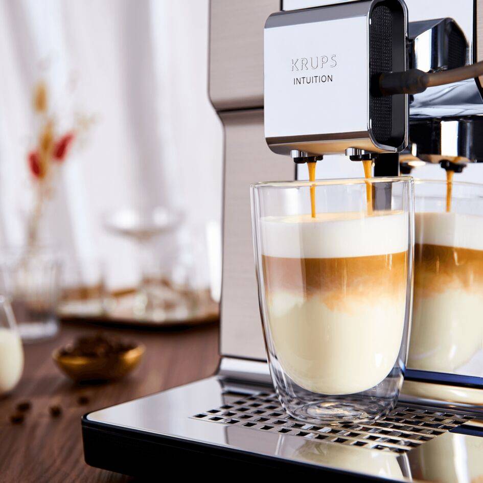 Ekspres automatyczny do kawy KRUPS INTUITION EXPERIENCE+ EA877D (stal/grafit)