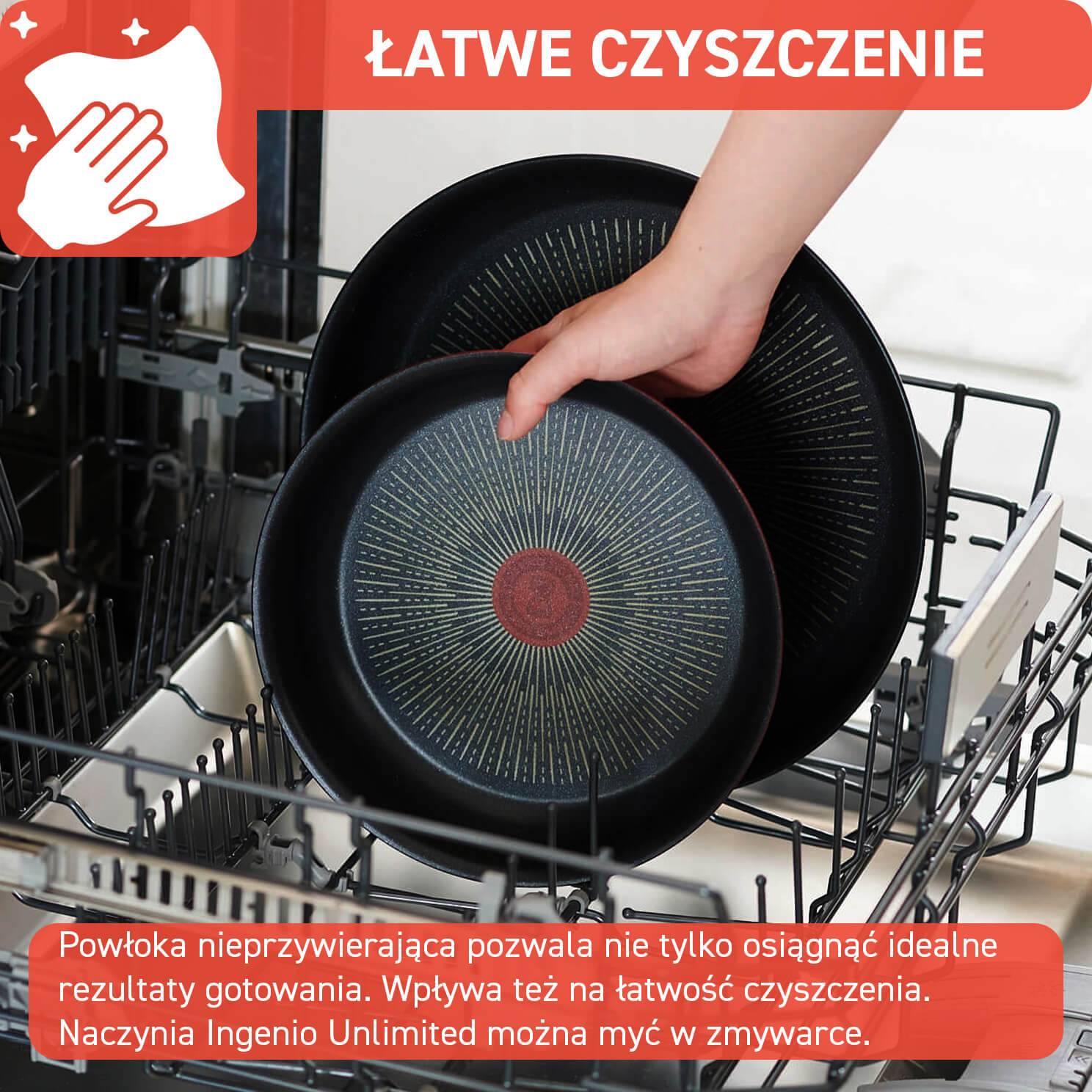 Zestaw patelni i garnków TEFAL INGENIO UNLIMITED - 13 elementów