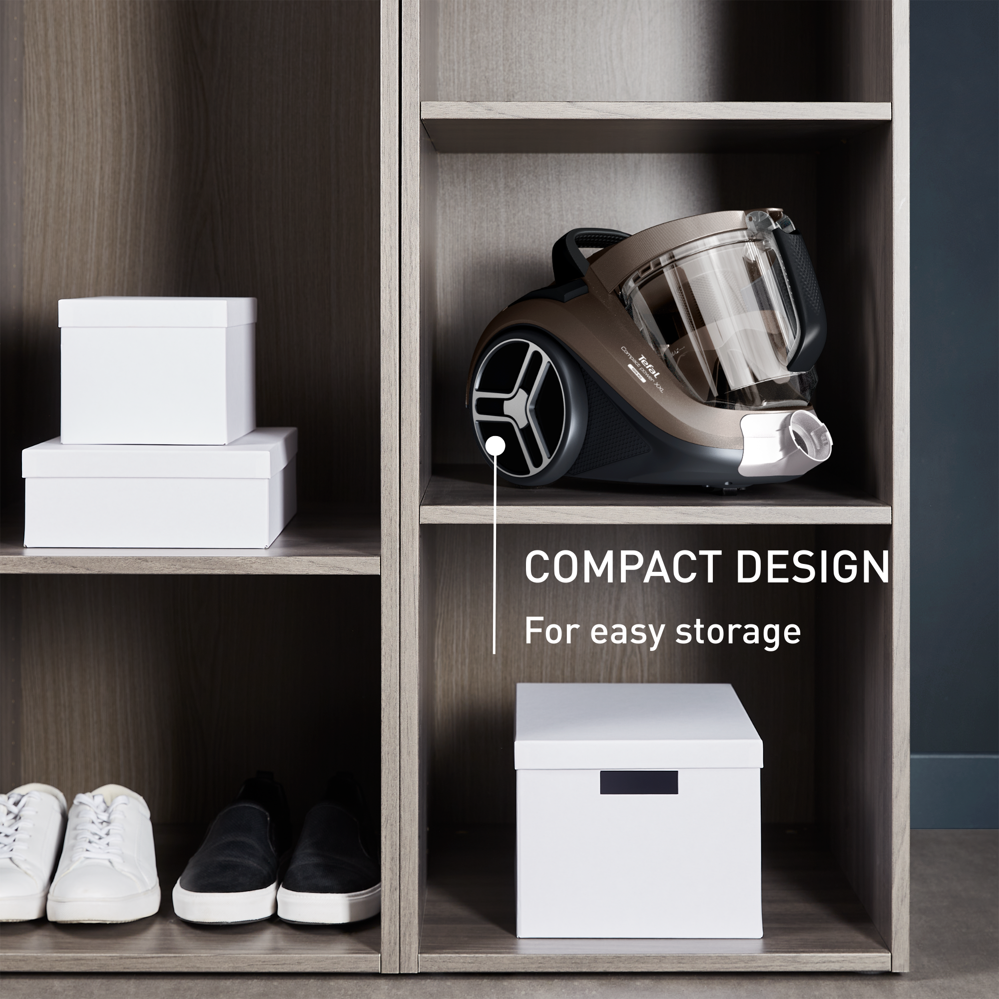 Odkurzacz bezworkowy Tefal Compact Power XXL Total Clean TW4B70