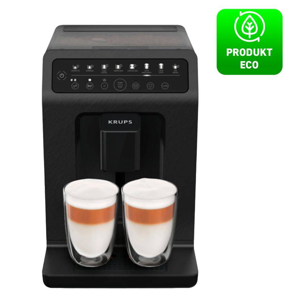 Ekspres do kawy automatyczny KRUPS EVIDENCE ECO DESIGN EA897B (czarny)