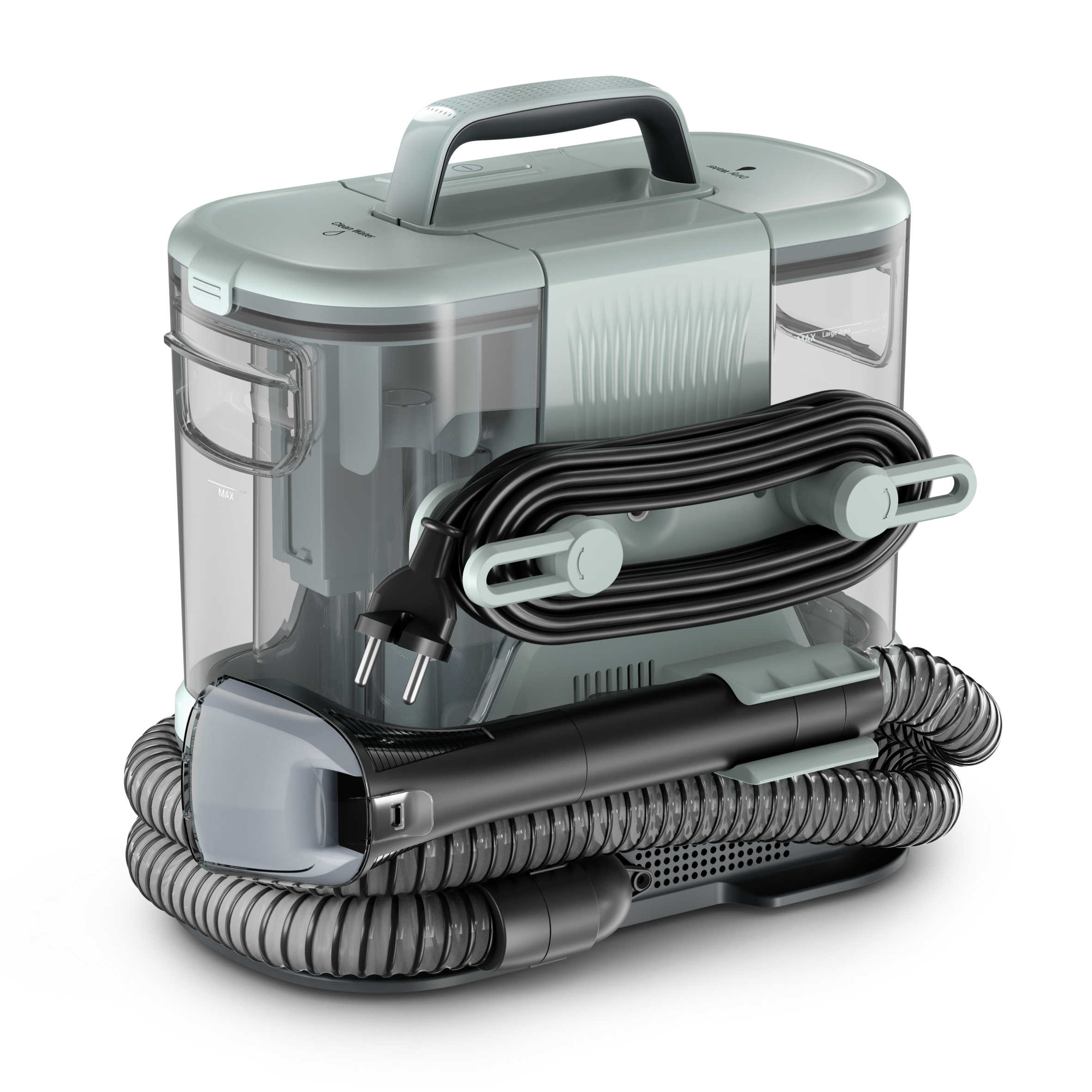 Odkurzacz piorący, Tefal Clean It, 400 W, do sierści, 3 w 1