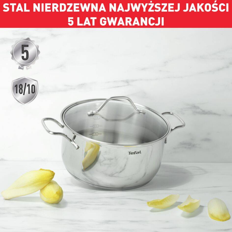 Zestaw garnków TEFAL INTUITION - 7 elementów